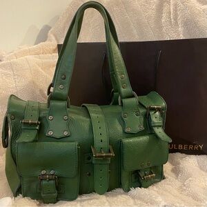 MULBERRY ROXANNE SATCHEL (EMERALD)
